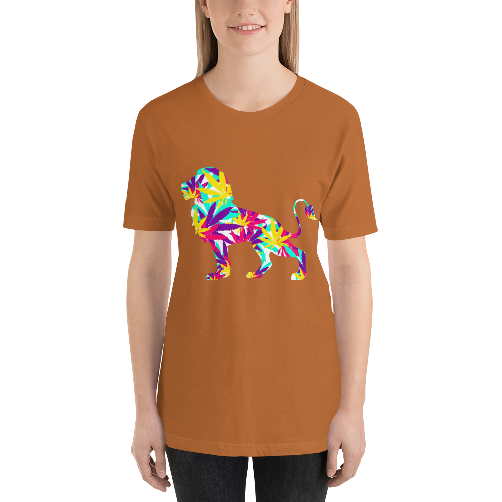 Vibrate Leaf E4SO Lion Short-Sleeve Unisex T-Shirt